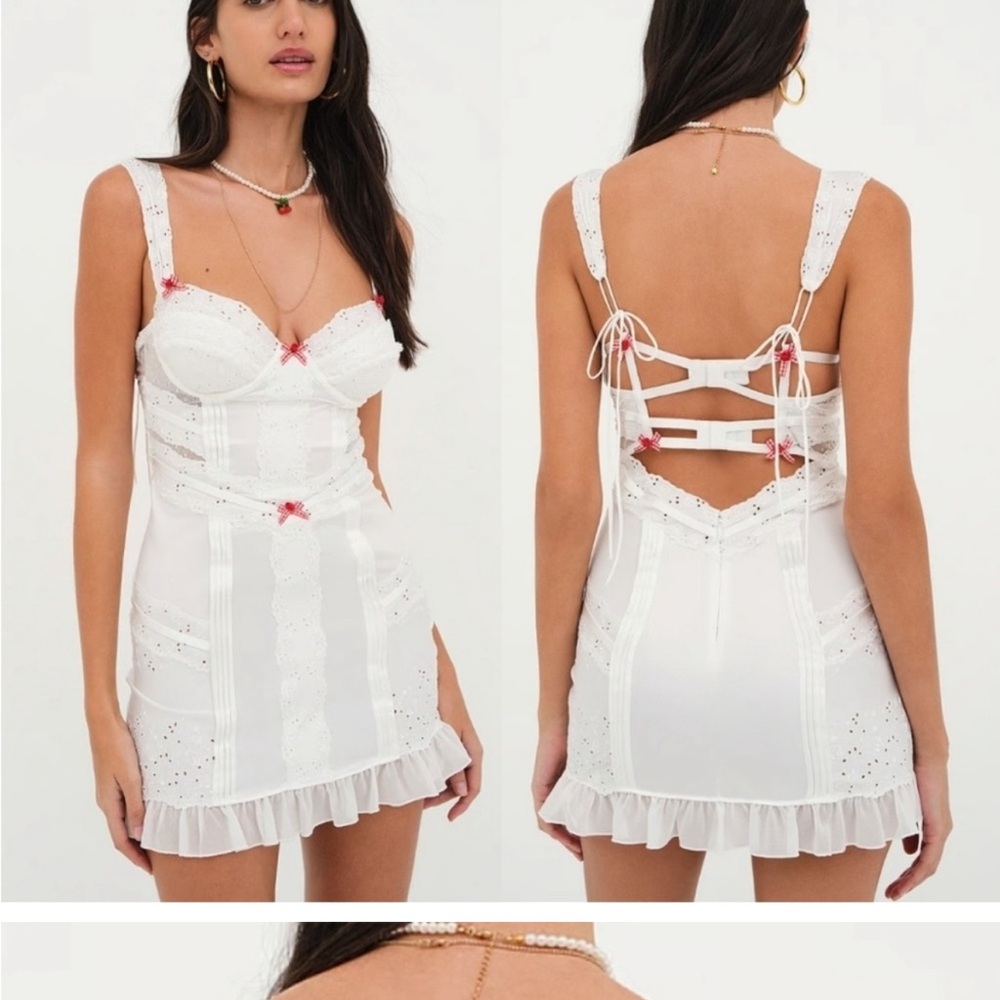 For Love & Lemons Martha Slip dress